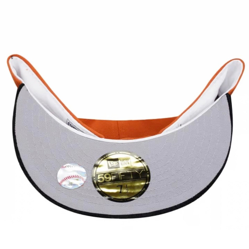 New Era 59Fifty Houston Astros 45 Years Cord Visor Orange Edition Fitted Cap