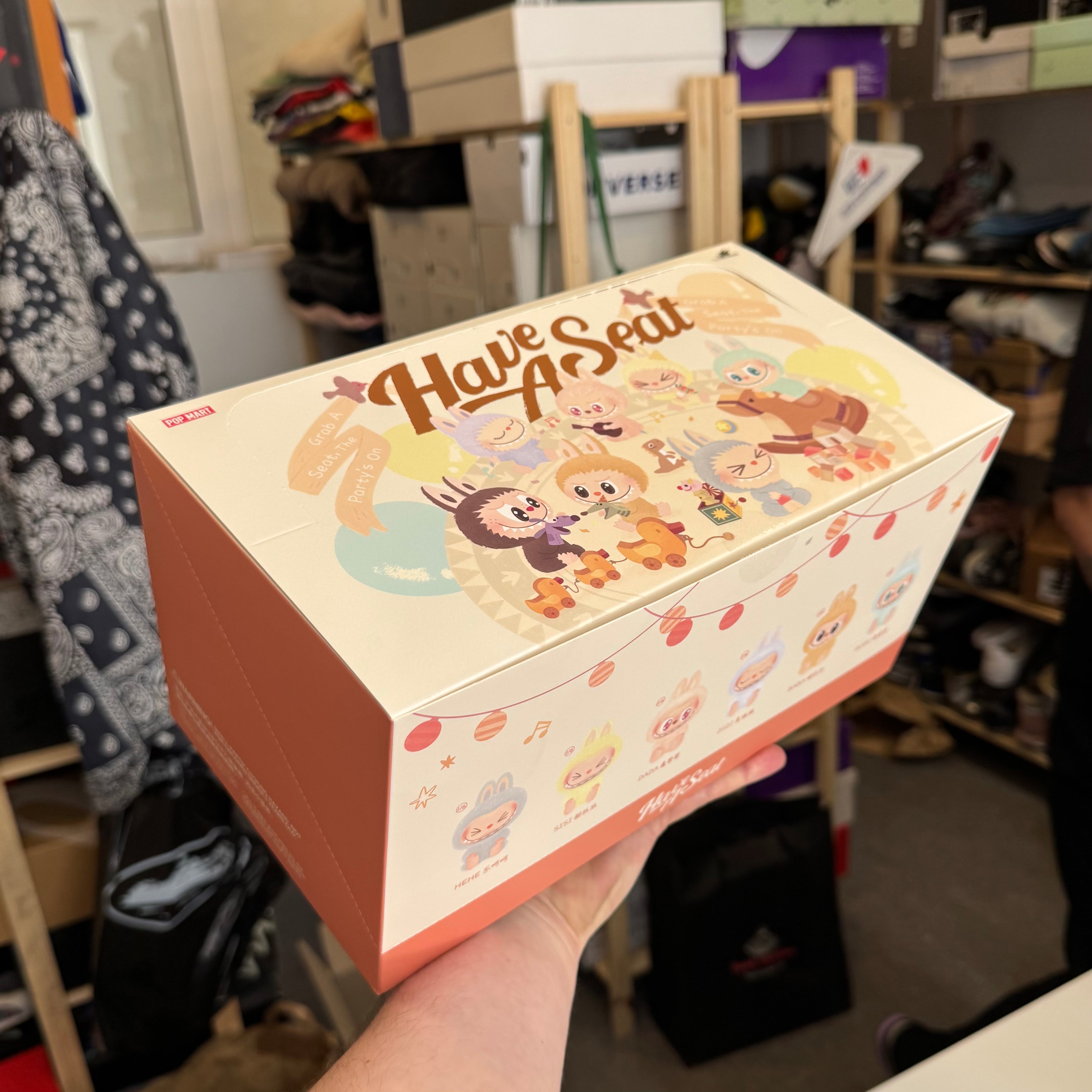 POP Mart Labubu The Monsters Have a Seat Vynil Plush - Blind Box