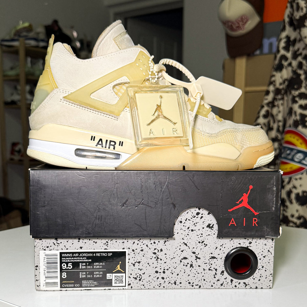 Air Jordan 4 Retro SP x Off White ‘Sail’ W 2020 - Recondicionado