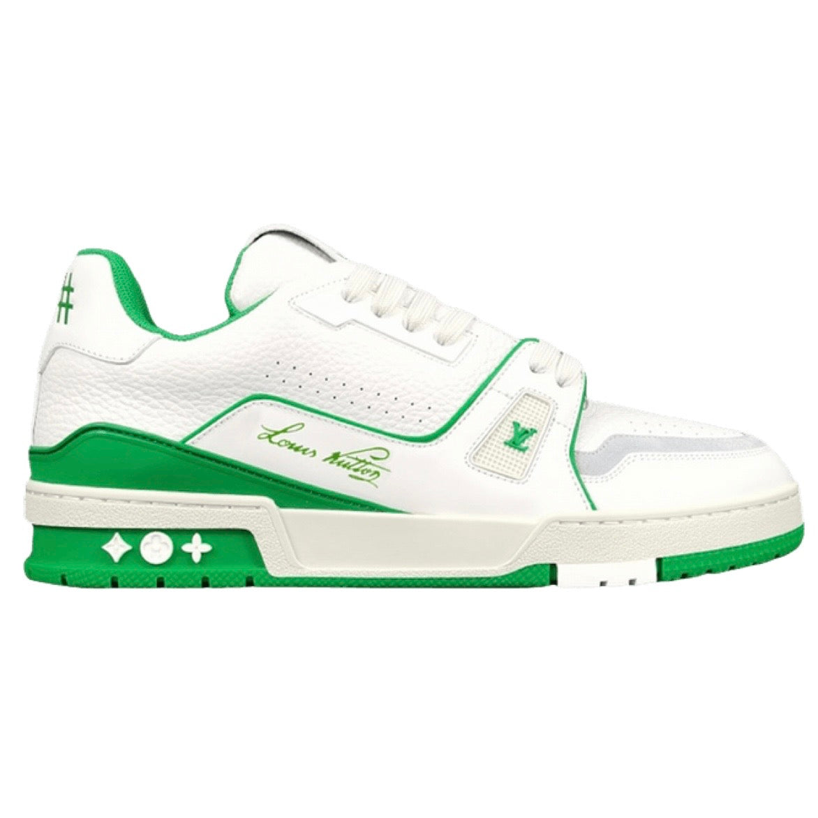 Louis Vuitton LV Trainer #54 Signature ‘White Green’ - Recondicionado