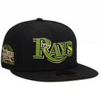New Era 59Fifty Tampa Bay Rays Tropicana Field Olive Black Edition Fitted Cap