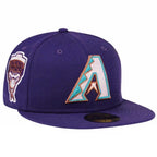 New Era 59Fifty Arizona Diamondbacks Inaugural Season Purple Pink Prime Edition Edition Fitted Cap