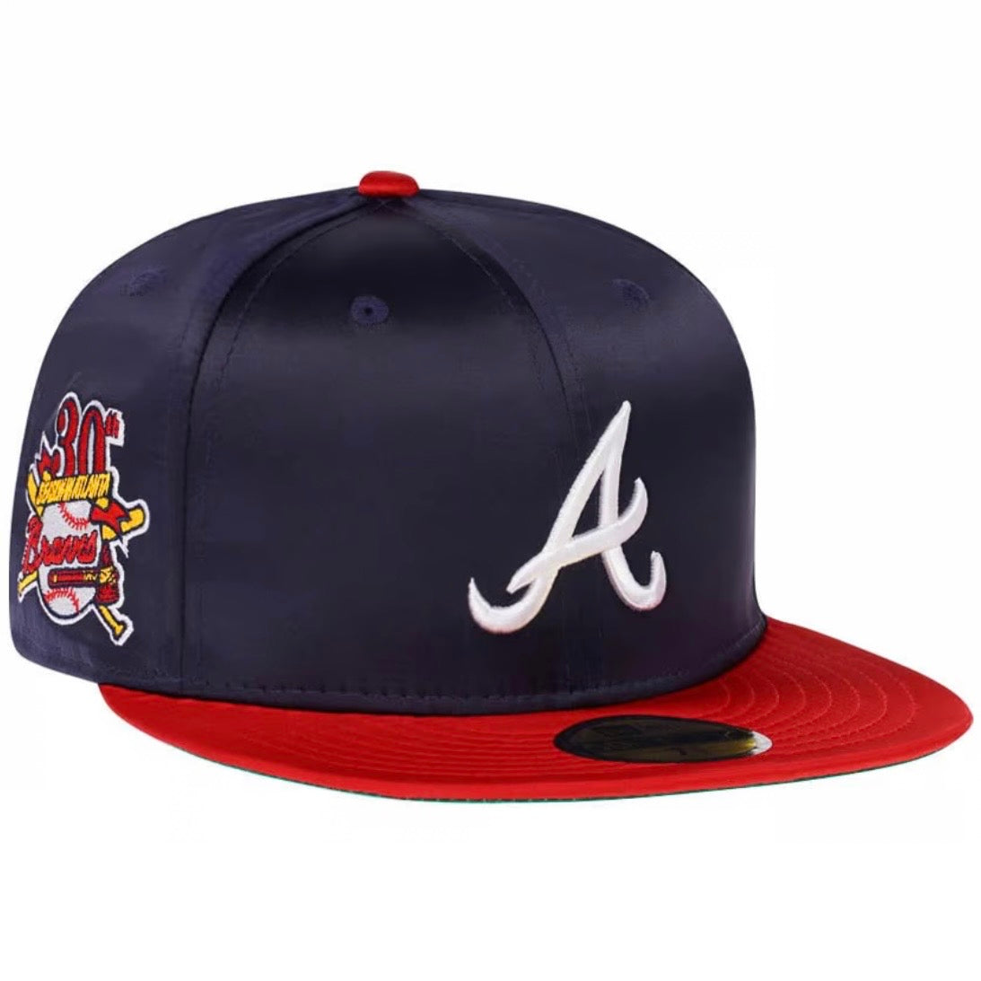New Era 59Fifty Atlanta Braves 30th Anniversary Satin Elite Edition Fitted Cap