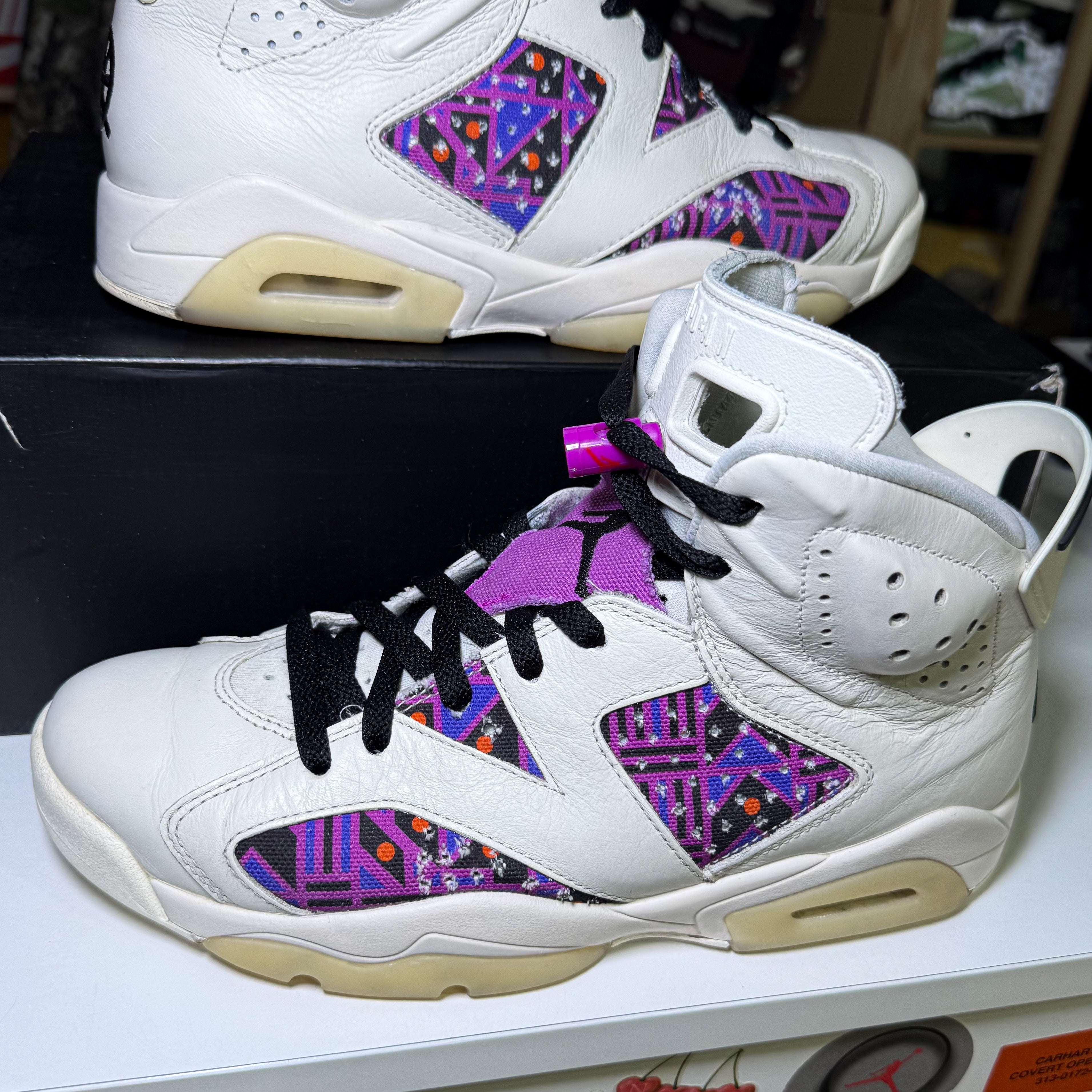 Air Jordan 6 Retro x Quai 54 ‘Purple’ 2020 - Recondicionado