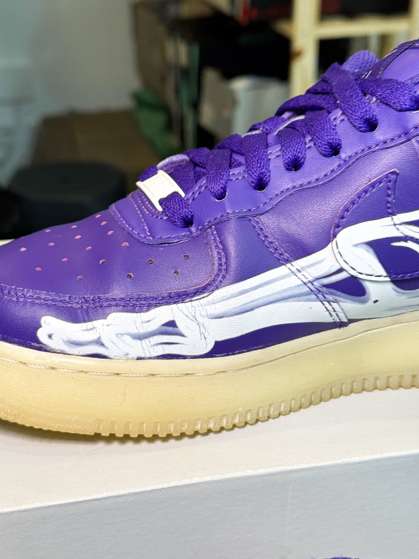 Nike Air Force 1 Low ‘Purple Skelleton’ 2022 - Recondicionado