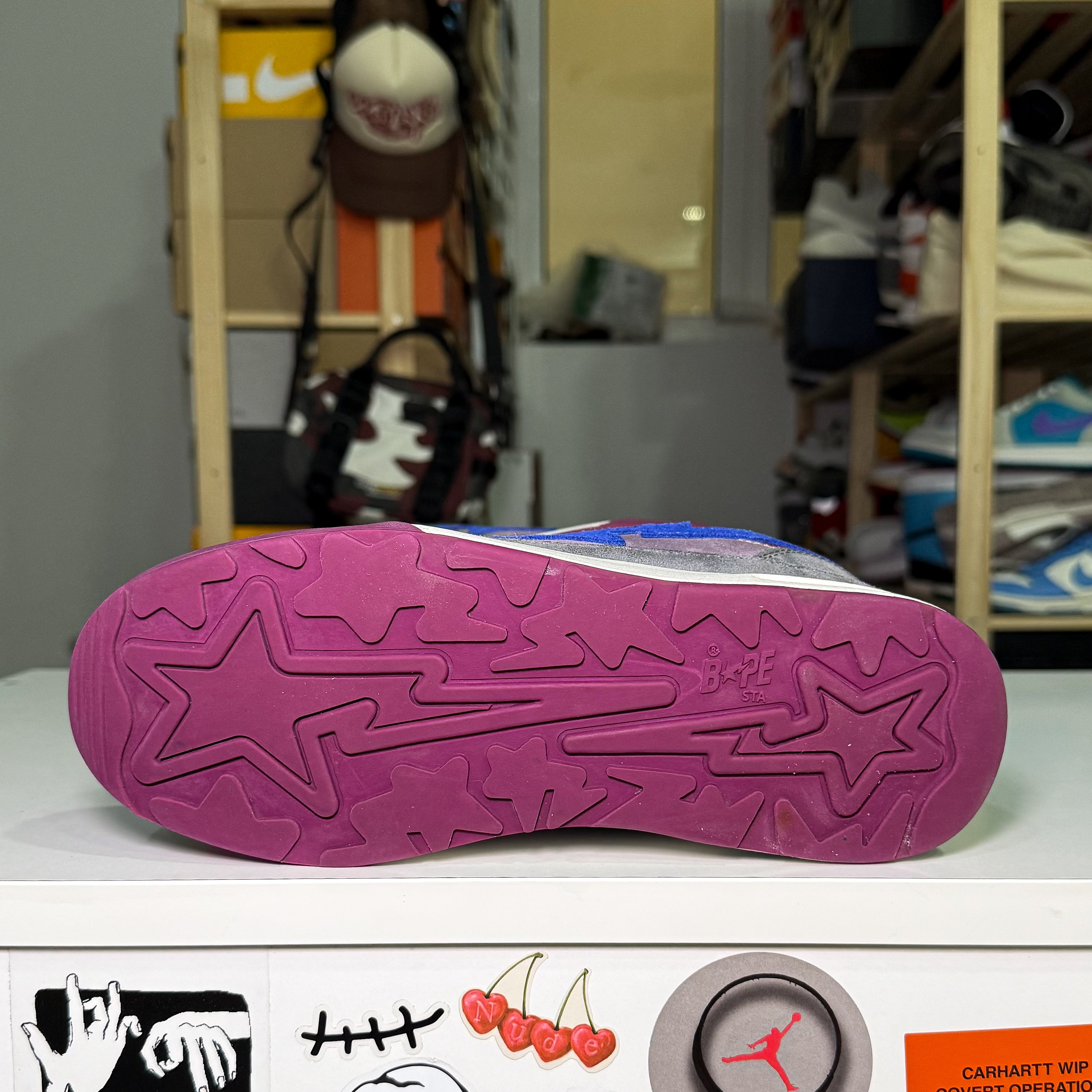 Bape Road Sta Premium Suede ‘Purple Blue’ - Recondicionado