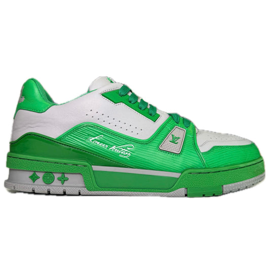 Louis Vuitton LV Trainer Low Signature #54 ‘Grey Green’ - Recondicionado