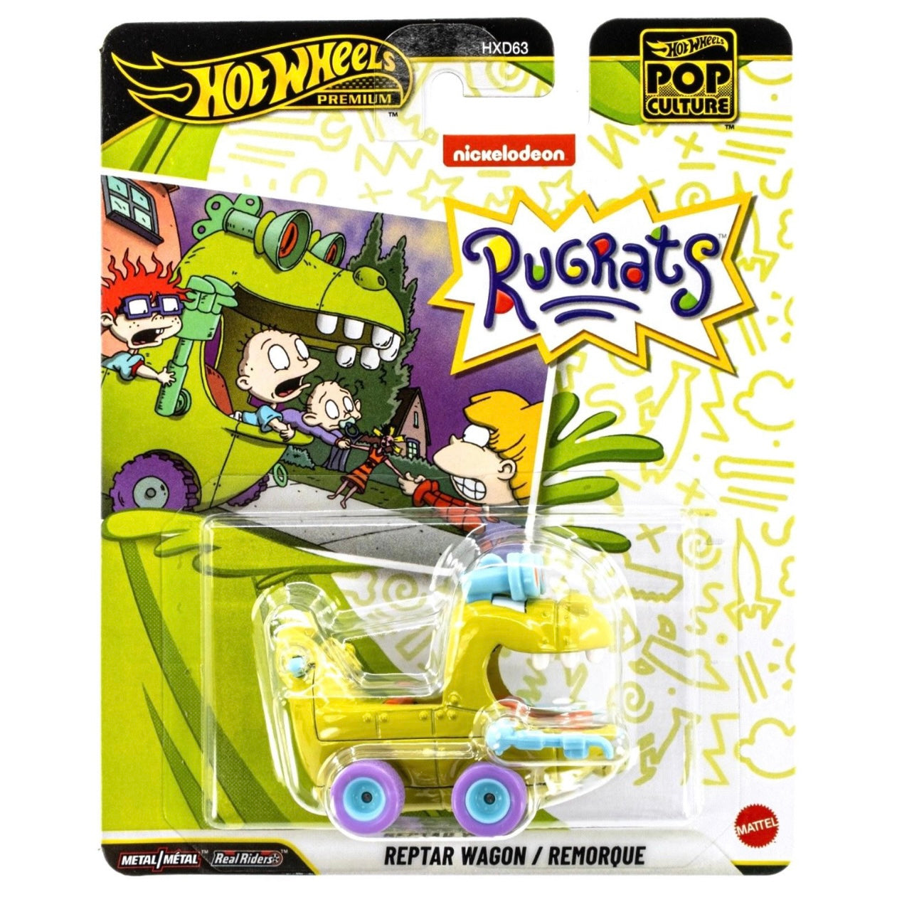 Mattel Hot Wheels Pop Culture 2025 Rugrats Reptar Wagon