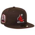 New Era 59Fifty St Louis Cardinals World Series 1967 Coffee Red Edition Fitted Cap