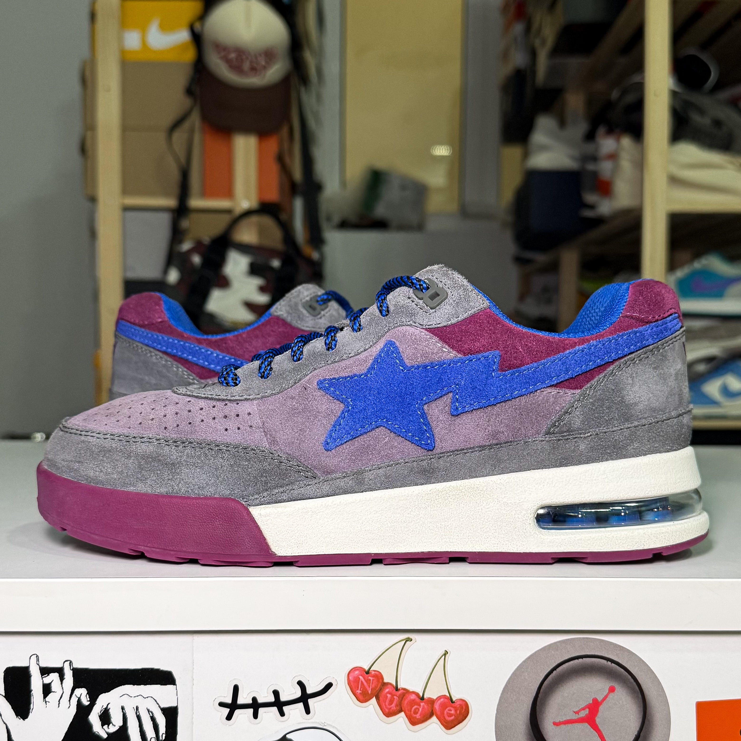 Bape Road Sta Premium Suede ‘Purple Blue’ - Recondicionado