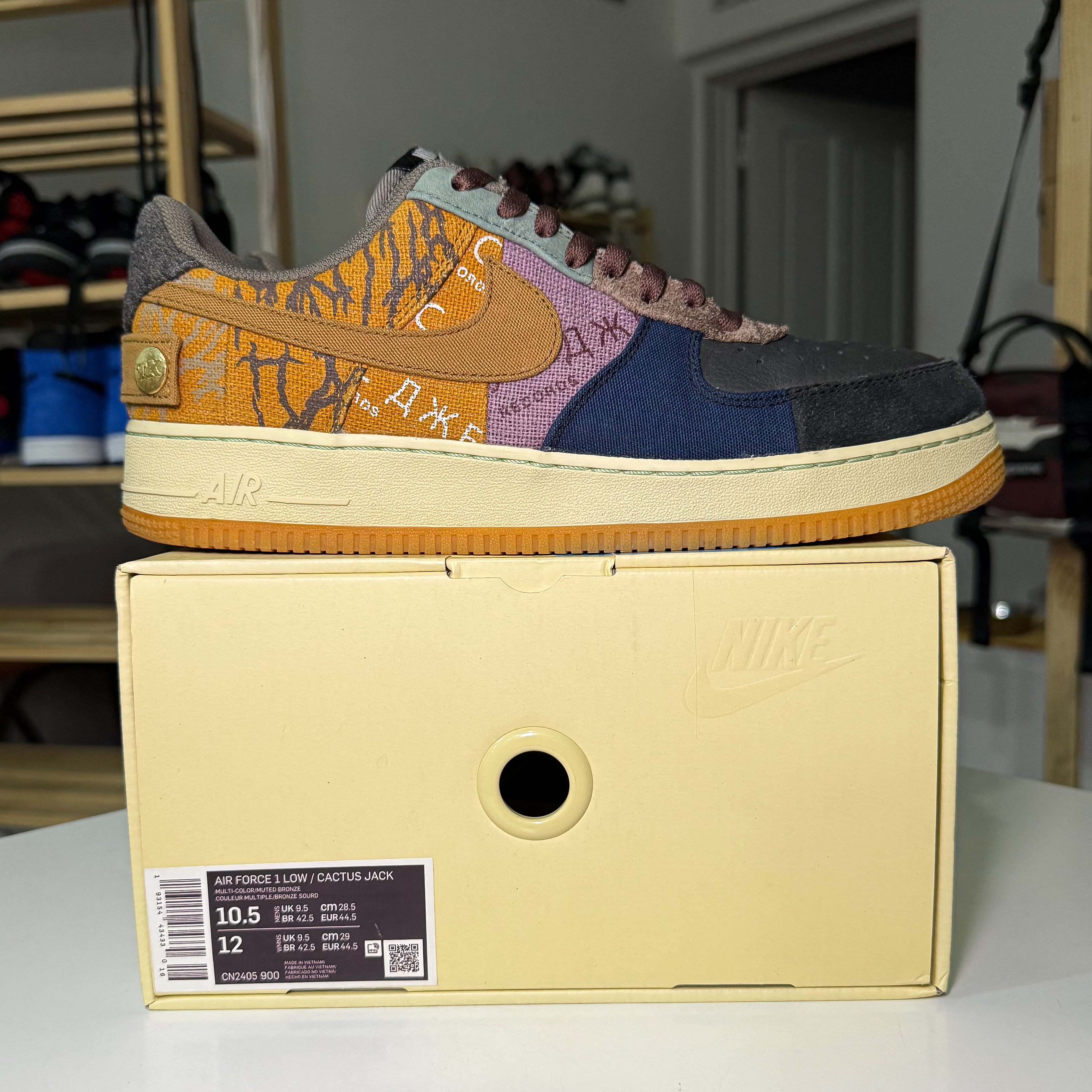 Nike Air Force 1 Low x Travis Scott ‘Cactus Jack’ 2019 - Recondicionado