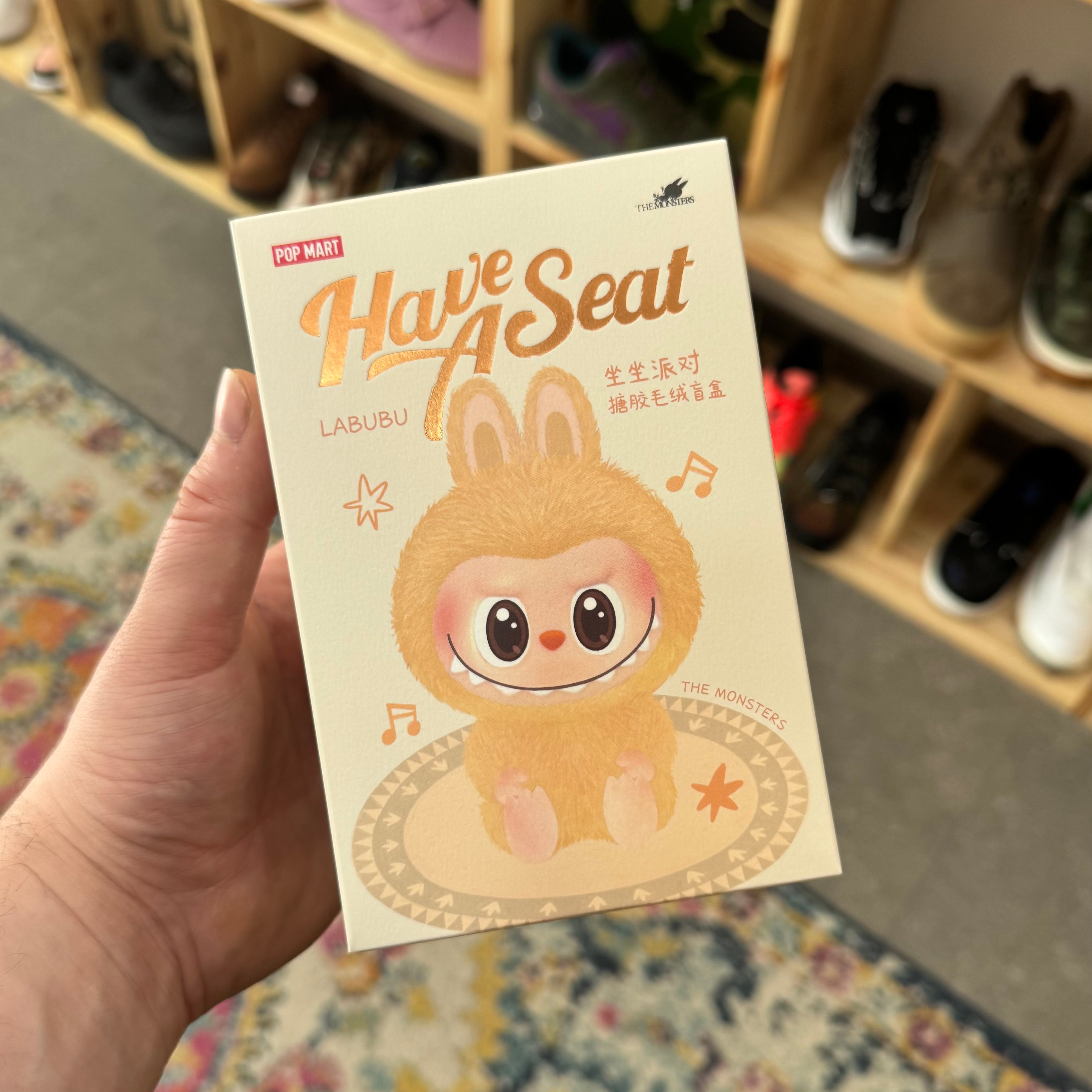 POP Mart Labubu The Monsters Have a Seat Vynil Plush - Blind Box