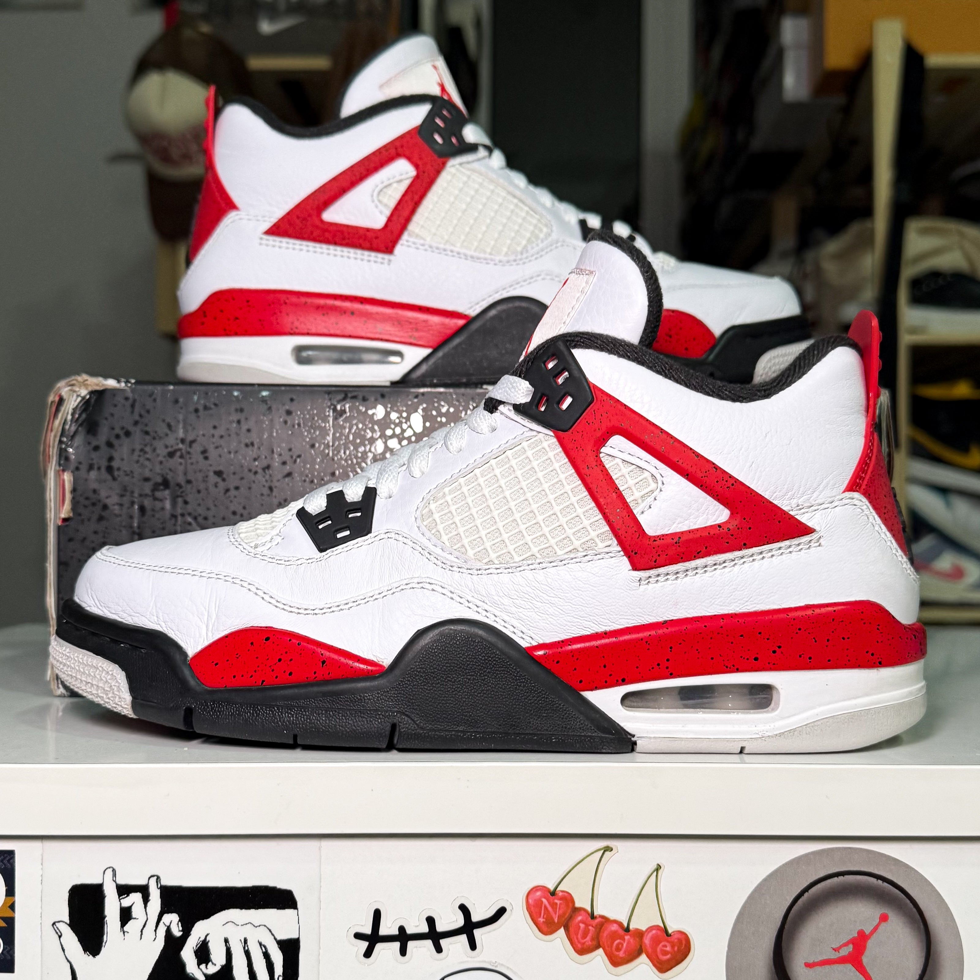 Air Jordan 4 Retro 'Red Cement' GS 2023 - Recondicionado