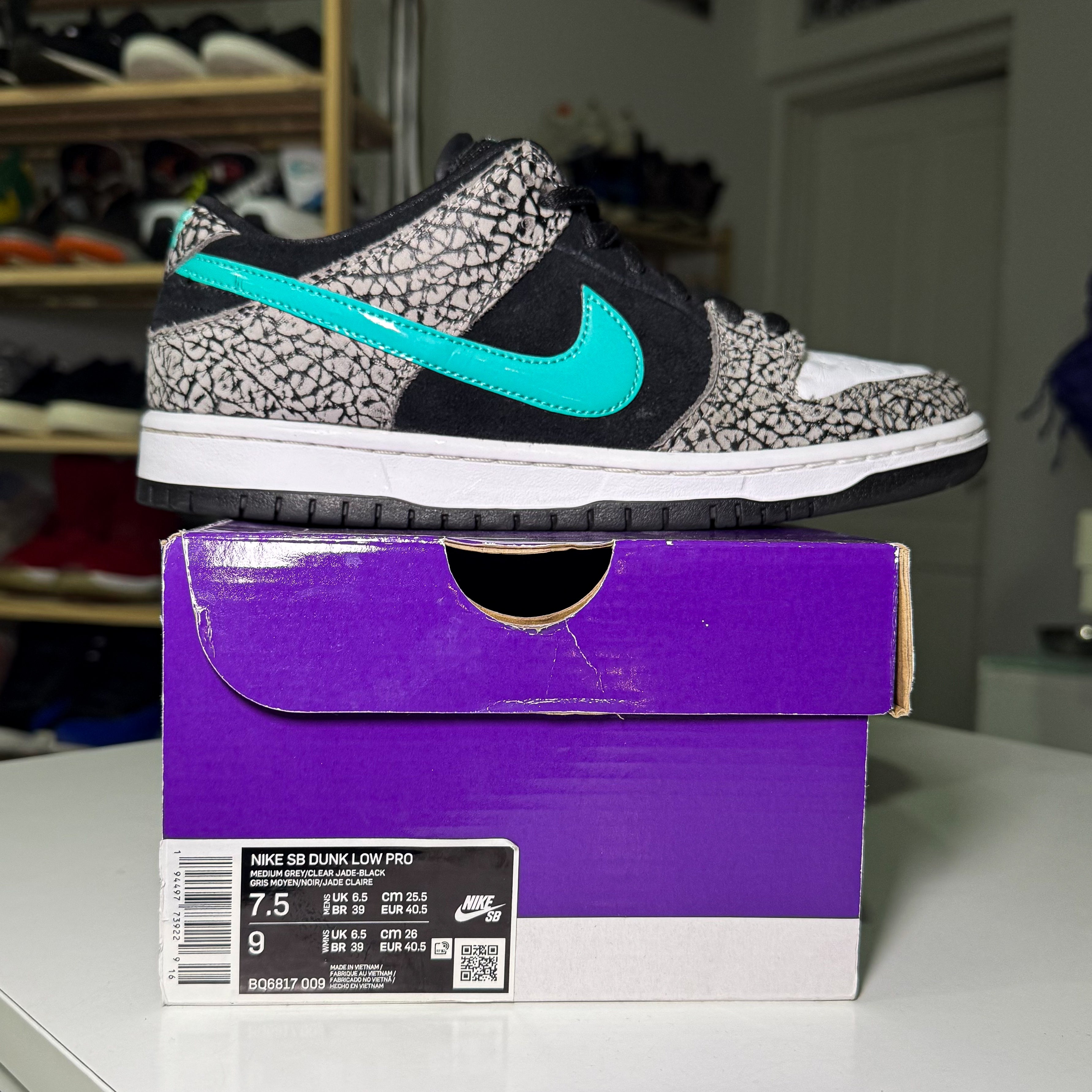 Nike SB Dunk Low Pro 'Atmos Elephant Print’ 2020 - Recondicionado