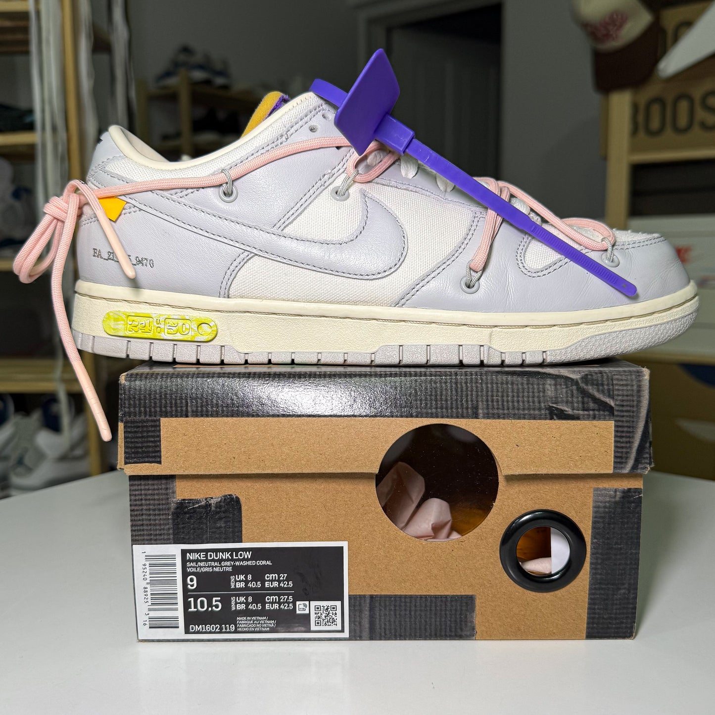 Nike Dunk Low x Off White Lot 24 2021 - Recondicionado