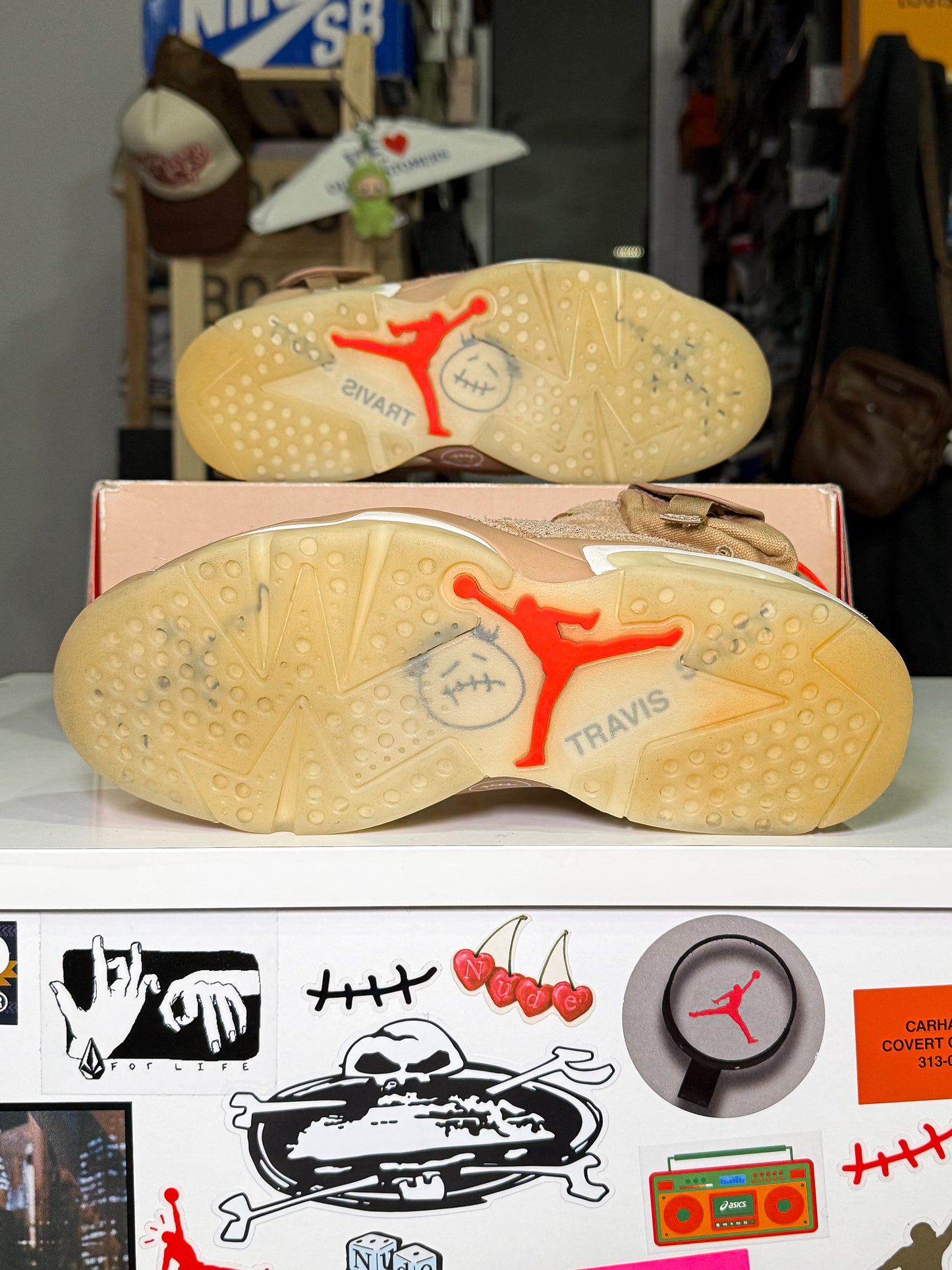 Air Jordan 6 Retro x Travis Scott ‘British Khaki’ 2021 - Recondicionado