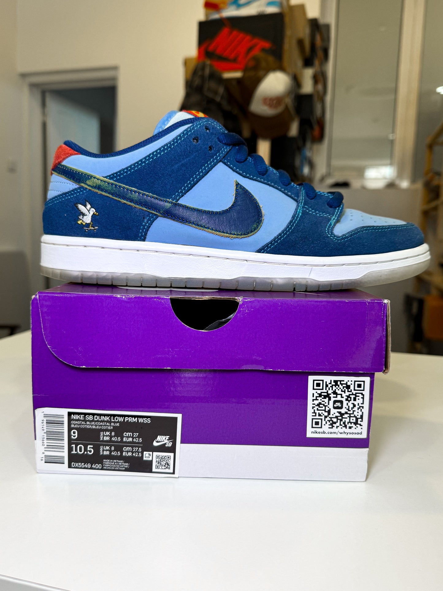 Nike SB Dunk Low x Why so Sad? ‘The Predatory Bird’ 2022 - Recondicionado