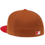 New Era 59Fifty Atlanta Braves 40th Anniversary Bourbon Copper Two Tone Prime Edition Fitted Cap