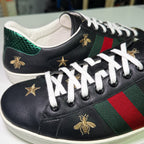 Gucci Ace Embroidered ‘Bees and Stars’ Black - Recondicionado