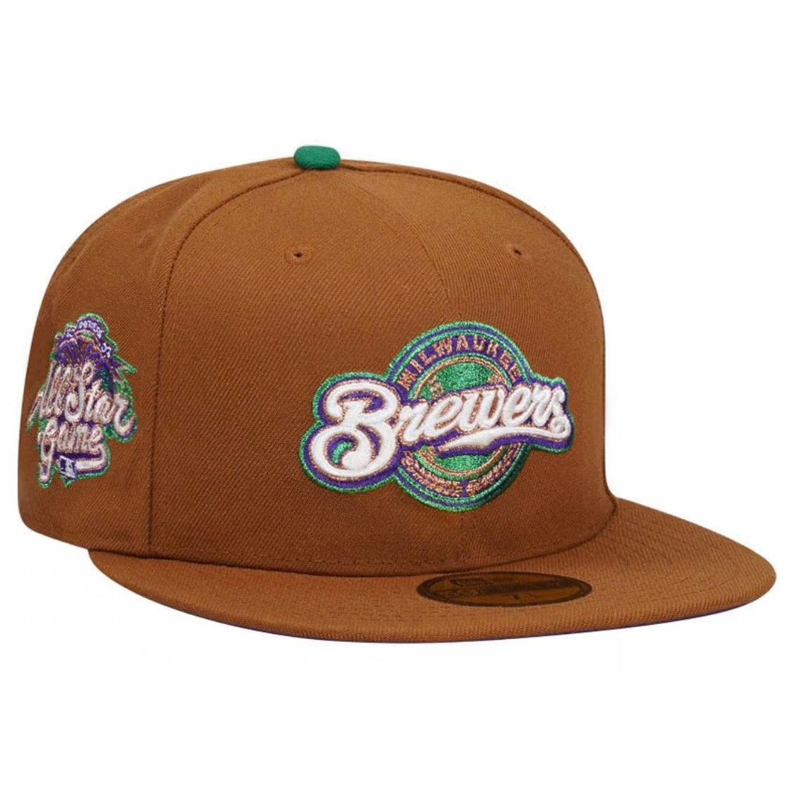 New Era 59Fifty Milwaukee Brewers All Star Game 2002 Metallic Elite Edition Fitted Cap