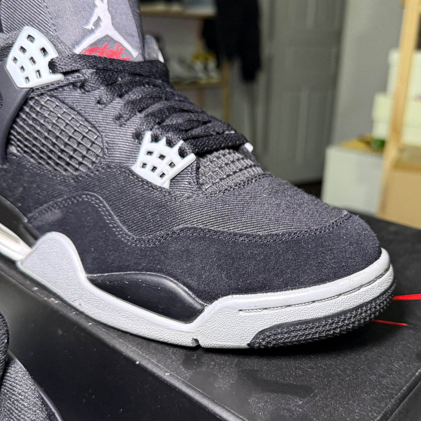 Air Jordan 4 Retro 'Black Canvas' 2022 - Recondicionado