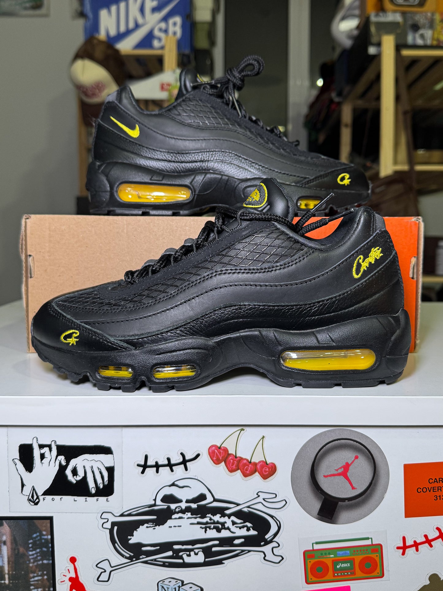 Nike Air Max 95 SP x Corteiz ‘Honey Black’ 2025 - Recondicionado
