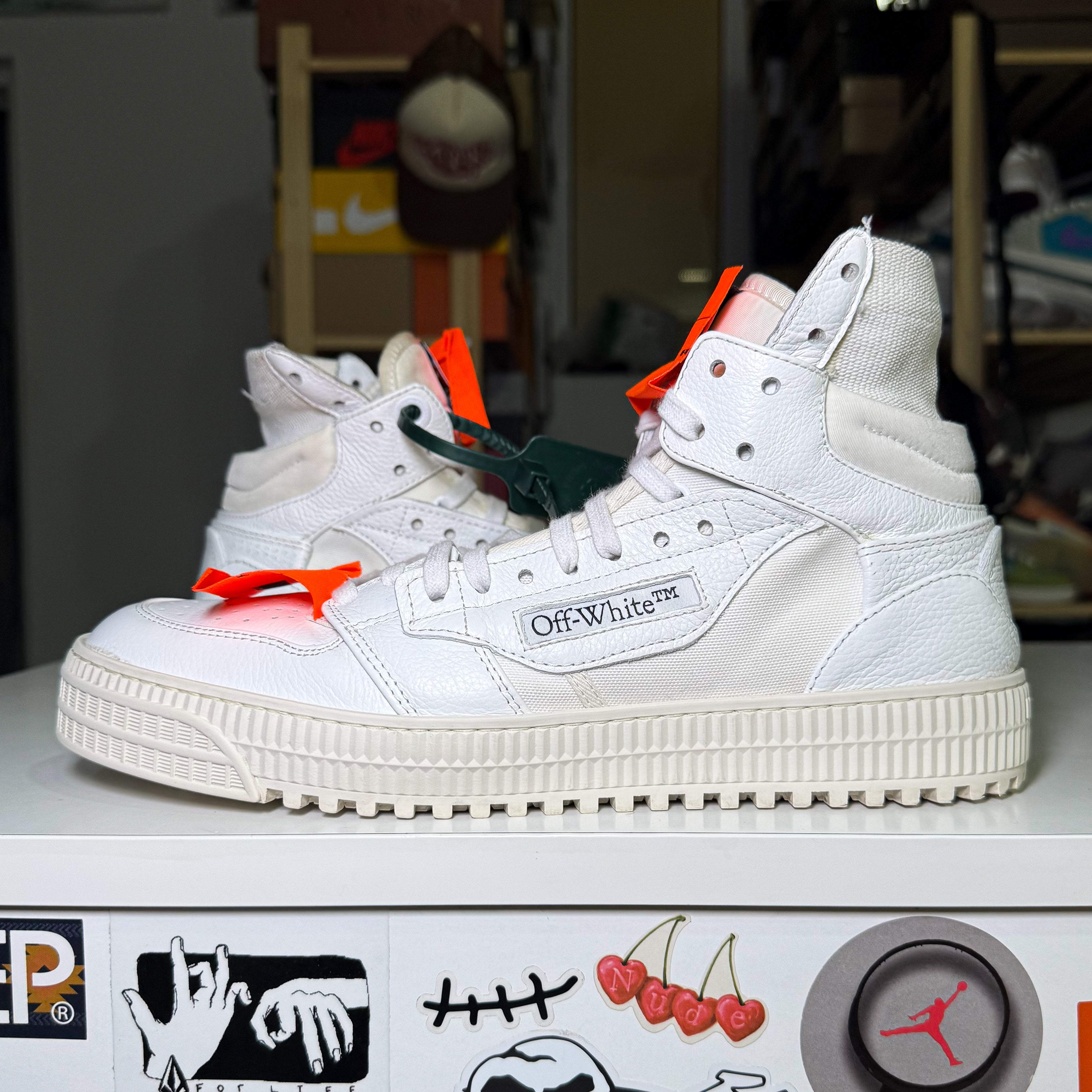 Off White Off Court 3.0 High ‘White Orange’ 2023 - Recondicionado