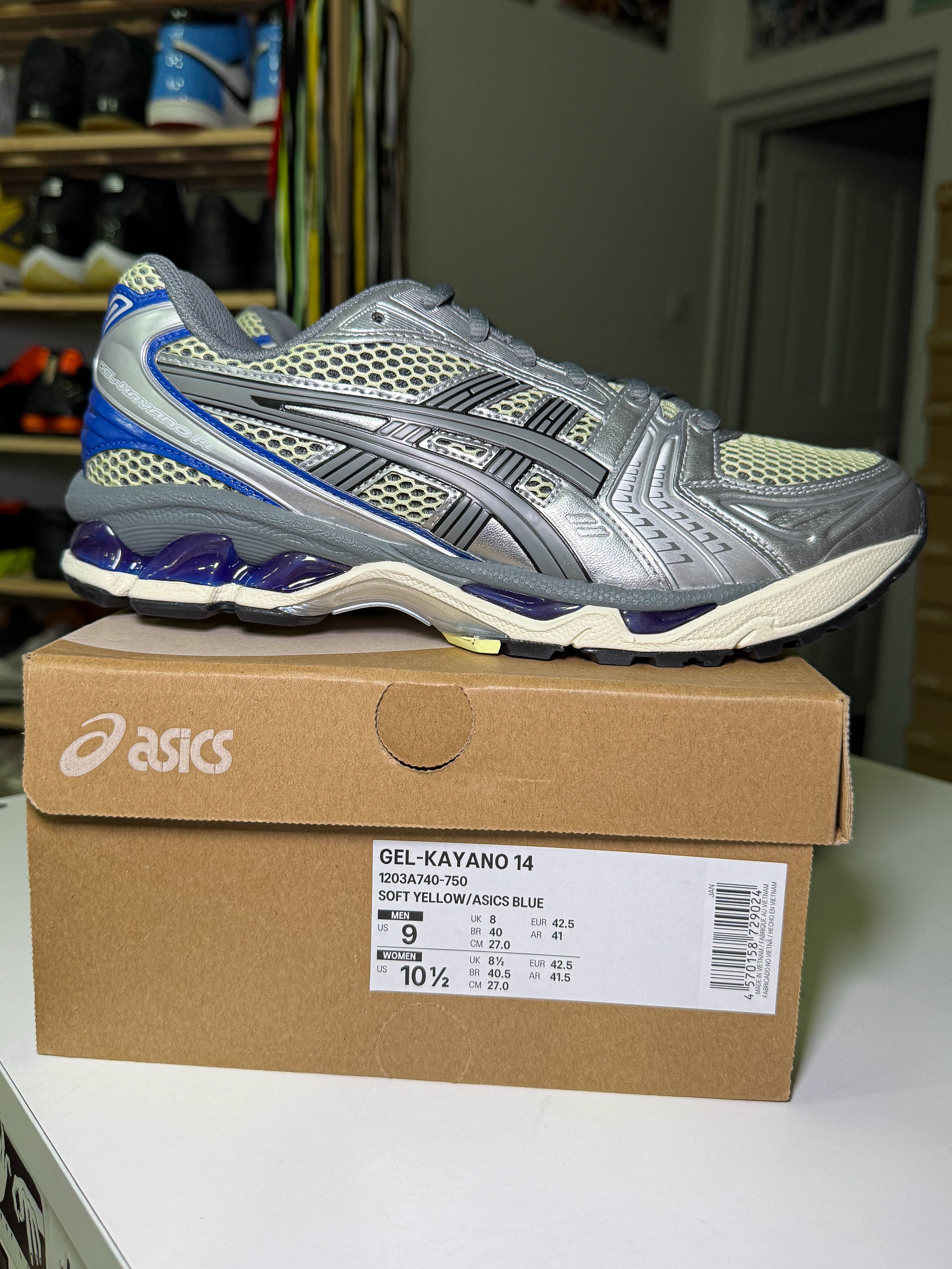 ASICS Gel-Kayano 14 ‘Soft Yellow Silver Blue’ - DS