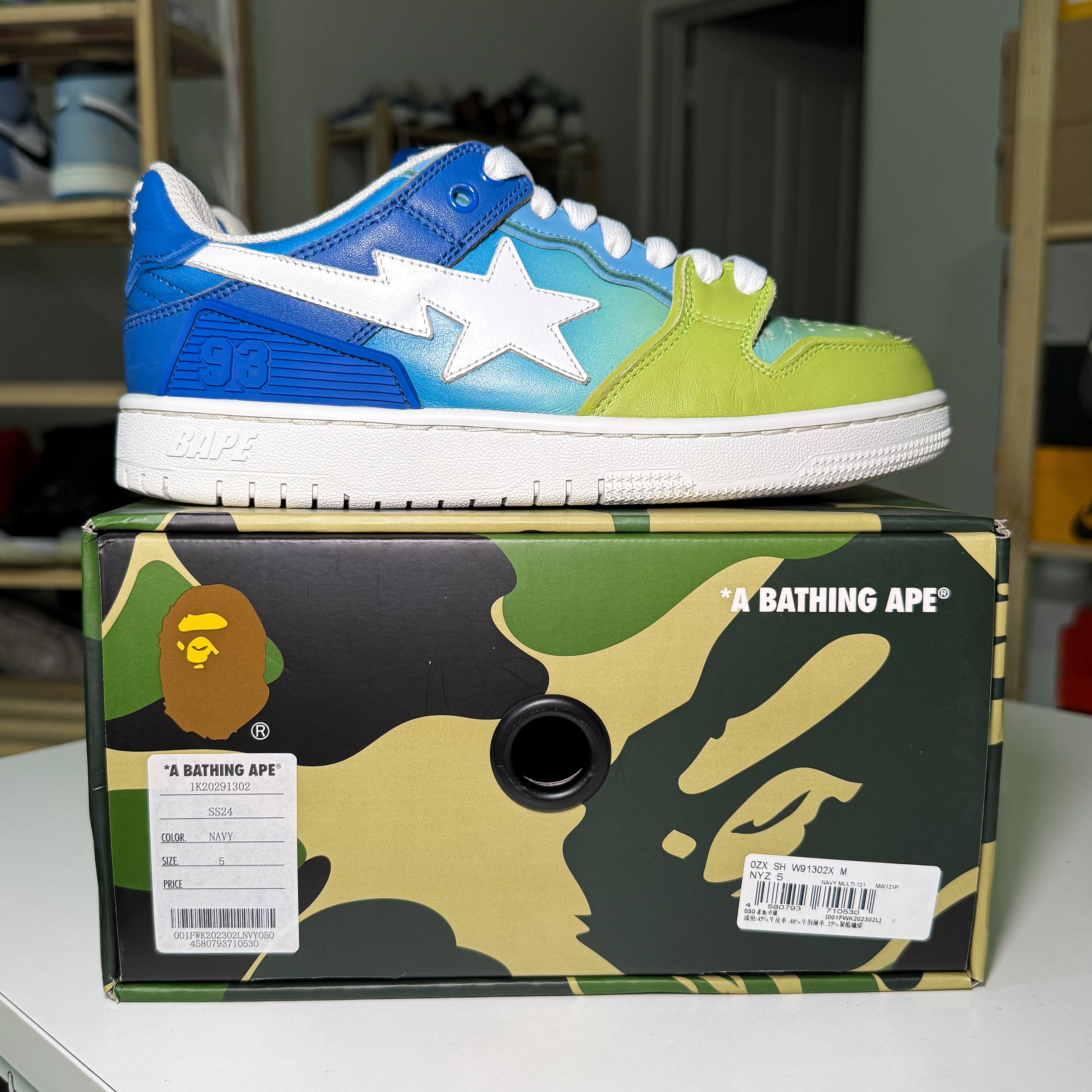 Bape Sk8 Sta #1 M1 ‘Blue Gradient’ 2023 - Recondicionado