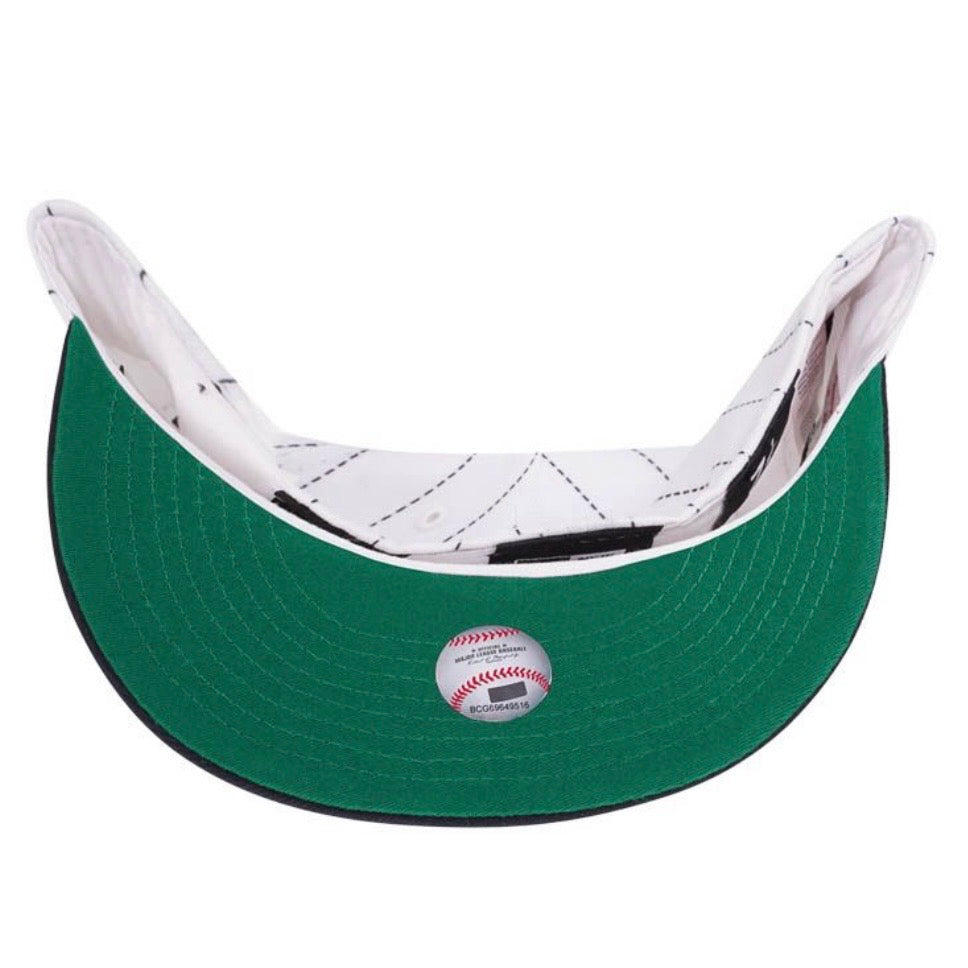 New Era 59Fifty Detroit Tigers Stadium Patch Pinstripe Throwback Edition Fitted Cap