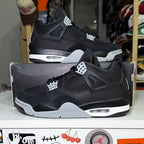 Air Jordan 4 Retro 'Black Canvas' 2022 - Recondicionado