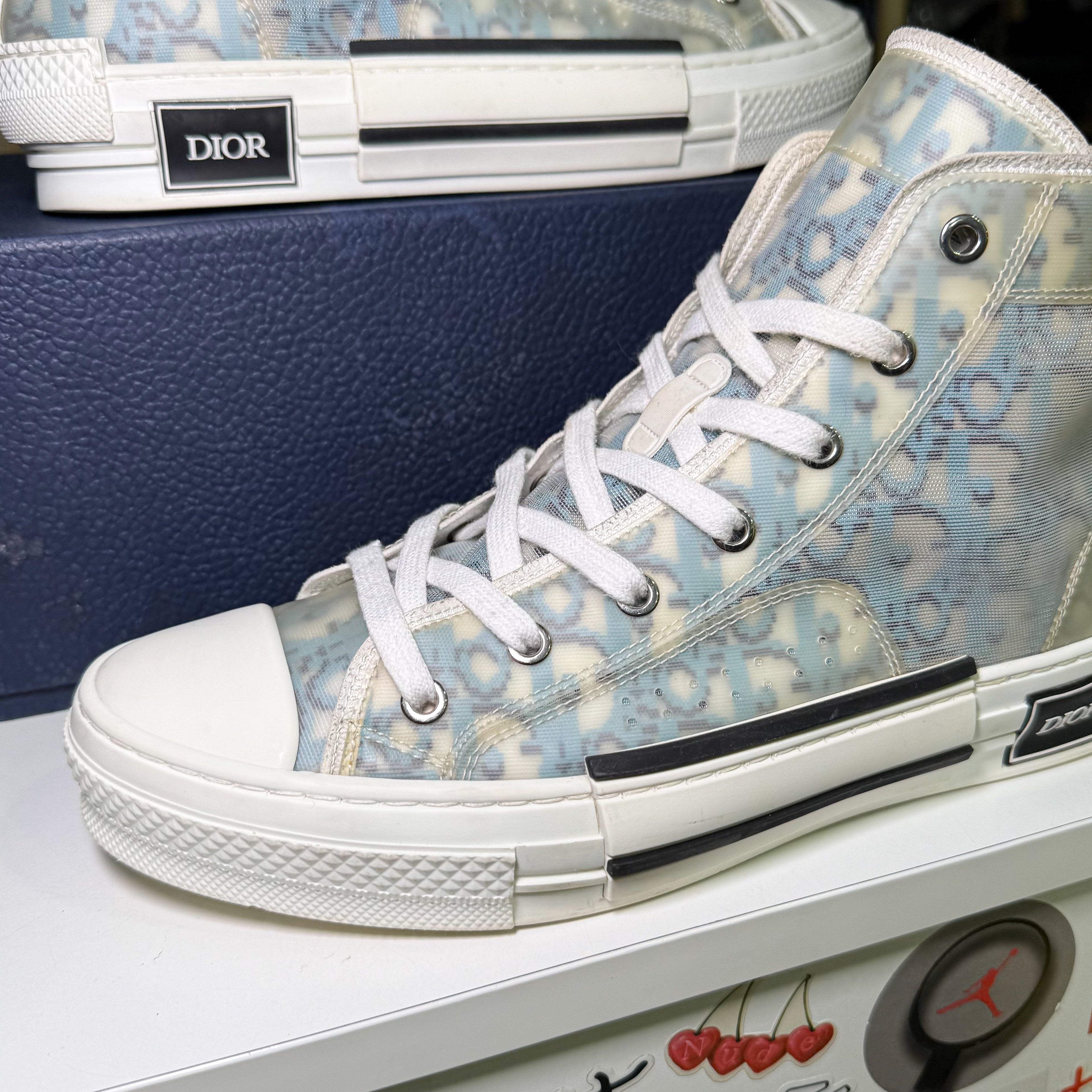 Dior B23 High ‘Dior Oblique Pixel - Dark Blue’ - Recondicionado