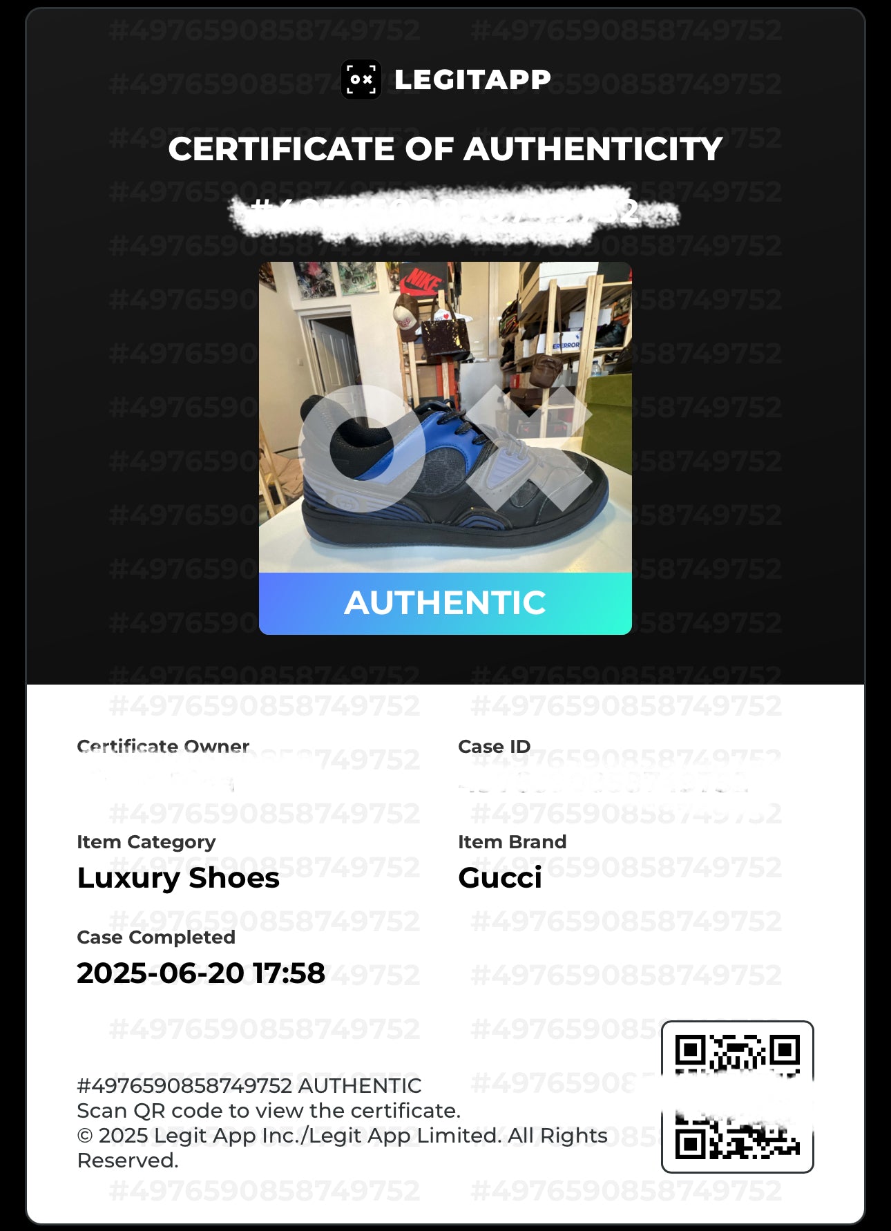 Gucci Basket ‘Black Blue’ 2023 - Recondicionado