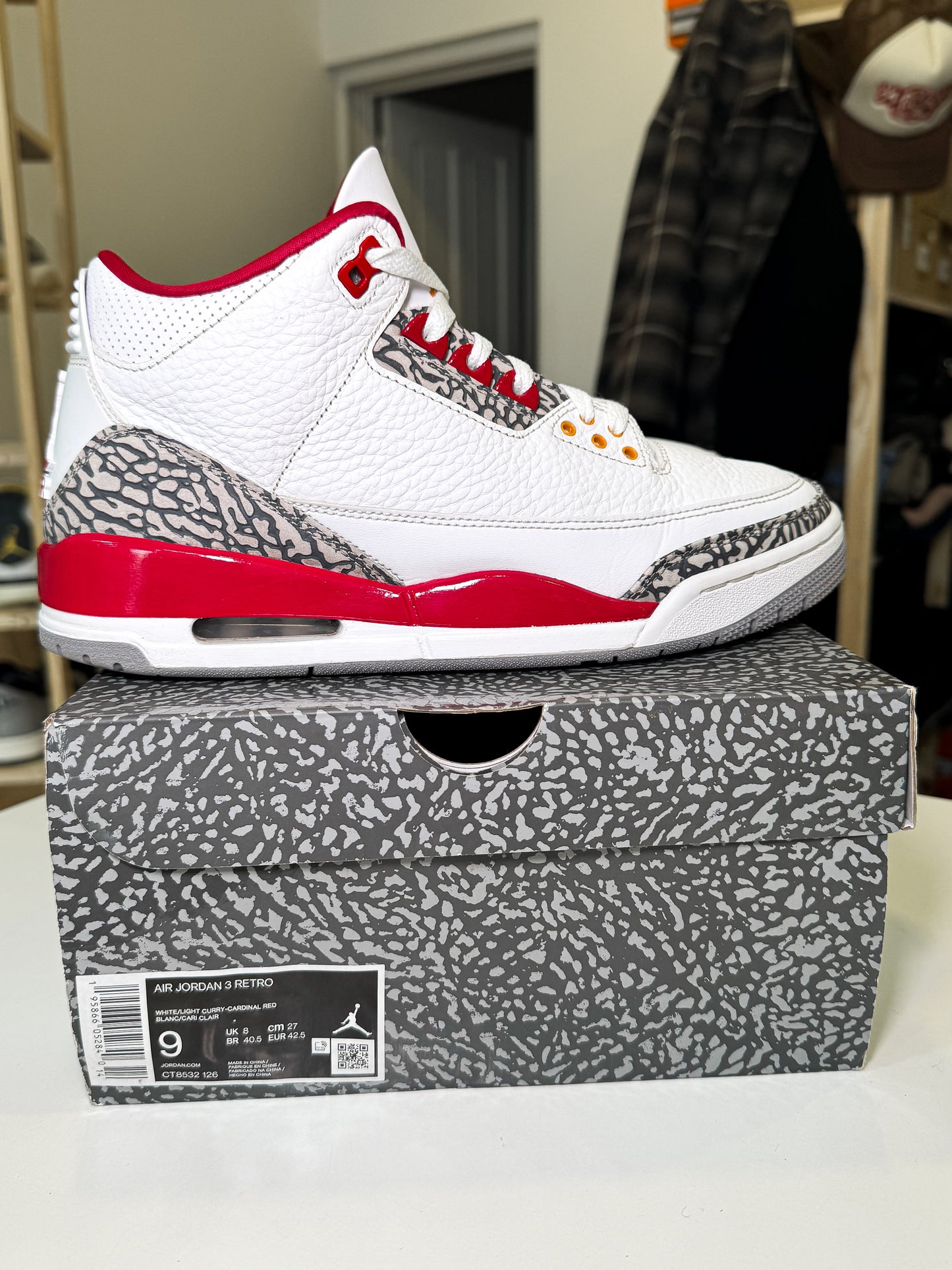 Air Jordan 3 Retro ‘Cardinal Red’ 2022 - Recondicionado