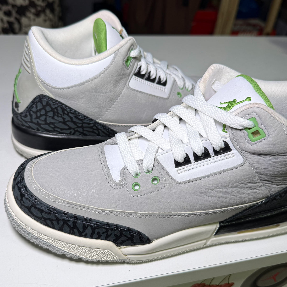 Air Jordan 3 Retro ‘Clorophyll’ GS 2018 - Recondicionado